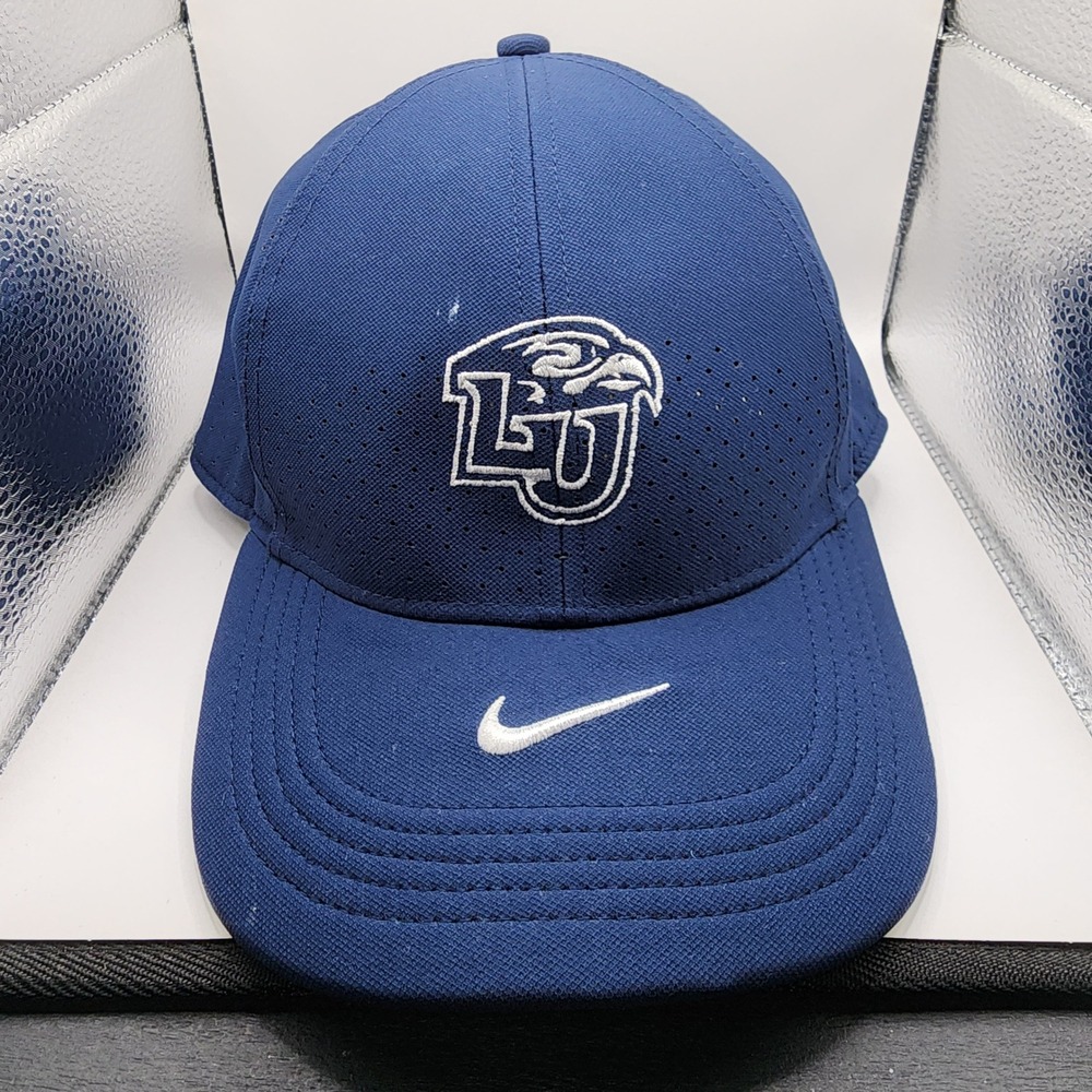 Nike Legacy91 Liberty University LU Dri-FIT Hat Mens OS Navy Blue CU6473-419‎